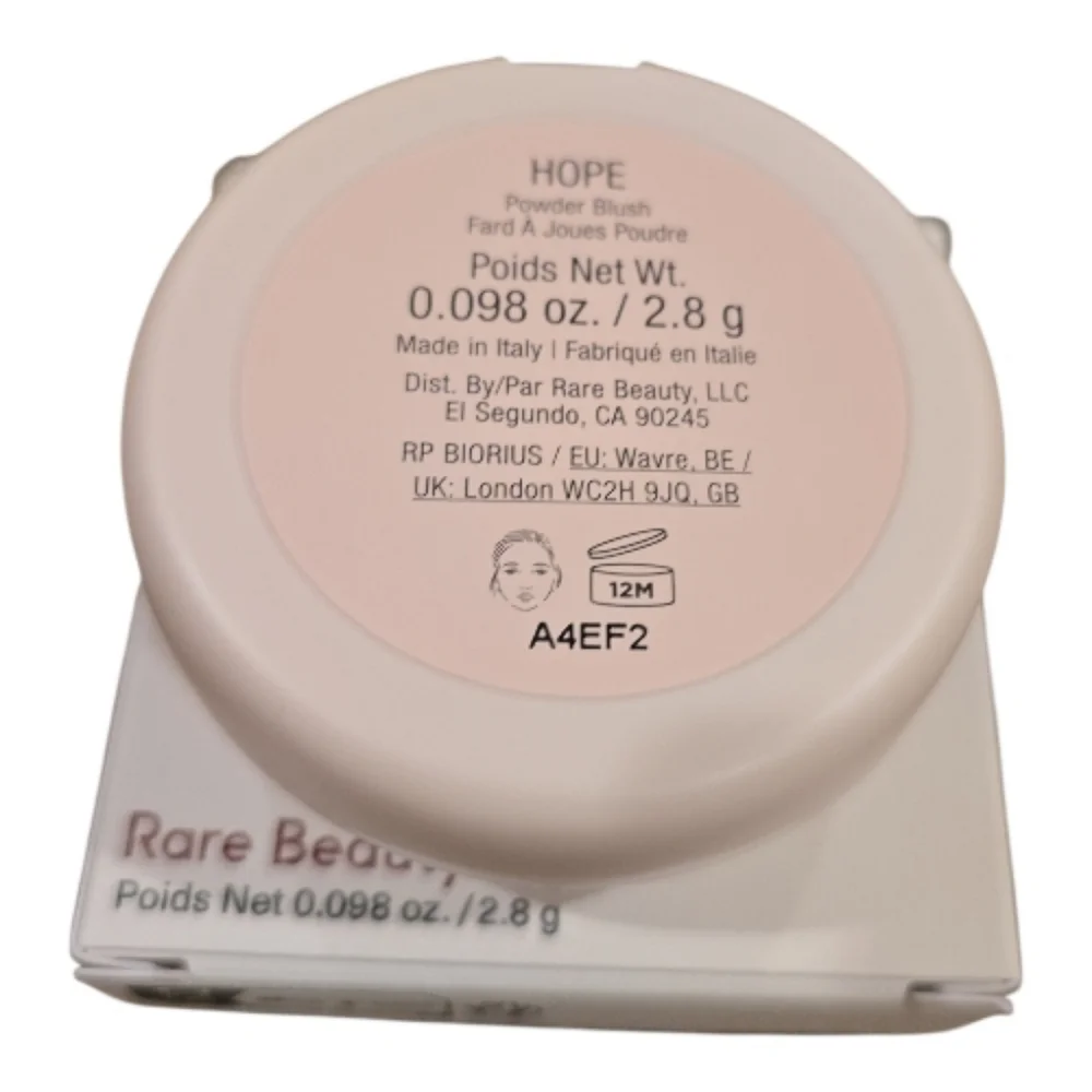 Rare Beauty NIB Soft Pinch Luminous Powder Blush in Hope Full Size